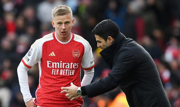 Олександр Зінченко та Мікель Артета, Getty Images