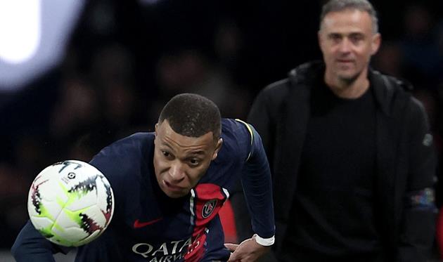 Луїс Енріке та Кіліан Мбаппе, Getty Images