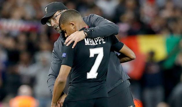 Юрген Клопп та Кіліан Мбаппе, Getty Images