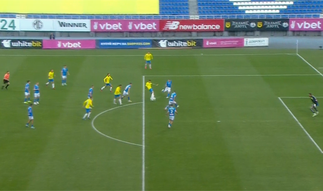 Гол Дениса Гармаша, скрін з Сетанта Спортс