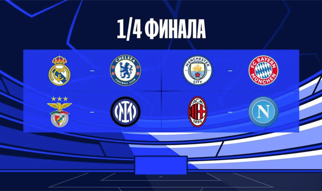 Реклама. 1/4 Ліги чемпіонів: хто має найвищі шанси опинитися у наступному раунді