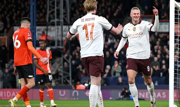 Кевін Де Брюйне та Ерлінг Голанд, Getty Images