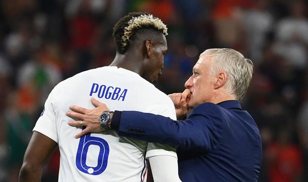 Поль Погба та Дідьє Дешам, gettyimages