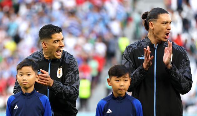 Луїс Суарес та Дарвін Нуньєс, gettyimages