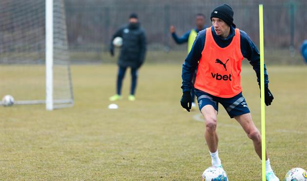 Гармаш на тренуванні/ Фото: ФК МЕТАЛIСТ 1925