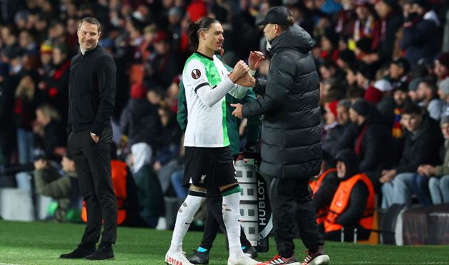 Дарвін Нуньєс та Юрген Клопп, gettyimages