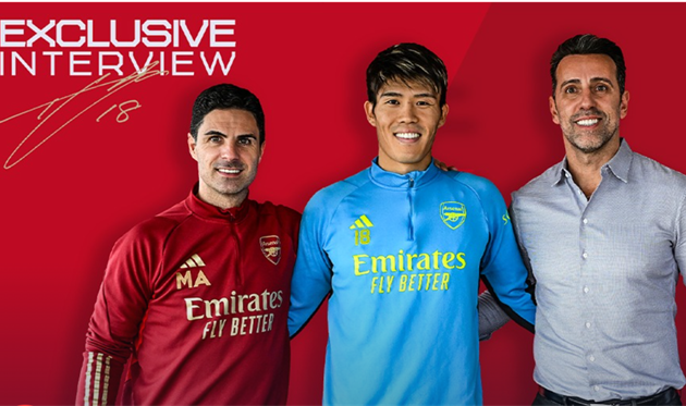 Мікель Артета, Такехіро Томіясу, Еду Гаспар, фото: ФК Арсенал