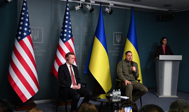 Брифінг Джейка Саллівана та Андрія Єрмака, Getty Images