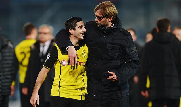 Мхітарян та Клопп, getty images