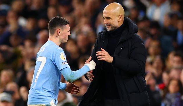 Філ Фоден та Хосеп Гвардіола, Getty Images