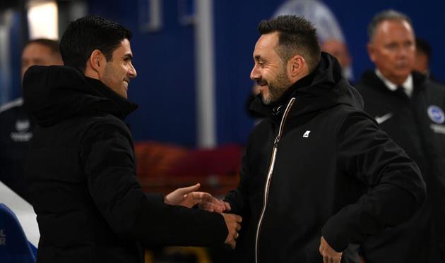 Мікель Артета та Роберто Де Дзербі, Getty Images