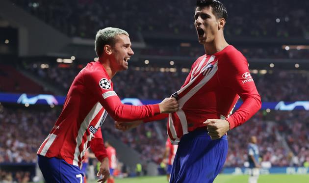 Антуан Грізманн та Альваро Мората, Getty Images