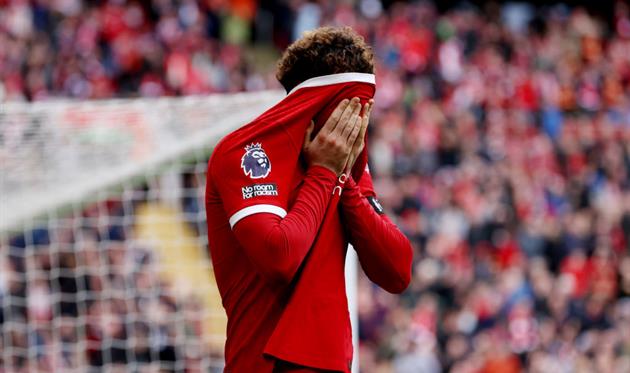 Емоції Кертіса Джонса в матчі з Пелас, gettyimages