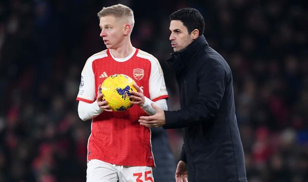 Олександр Зінченко та Мікель Артета, Getty Images