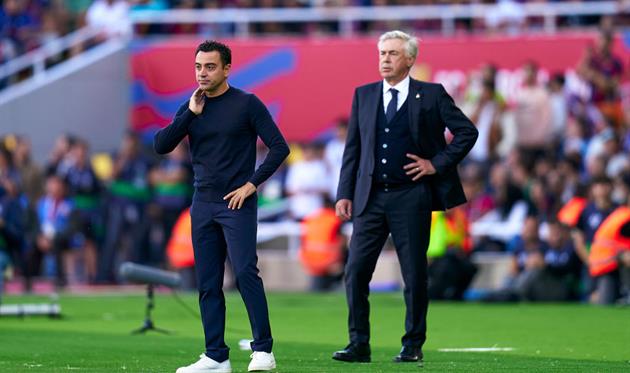 Хаві та Анчелотті, getty images