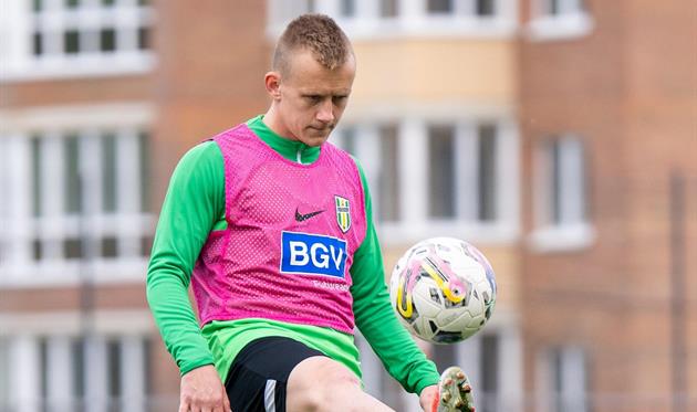 Петряк готується до Ворскли / ФОТО: ФК ПОЛІССЯ