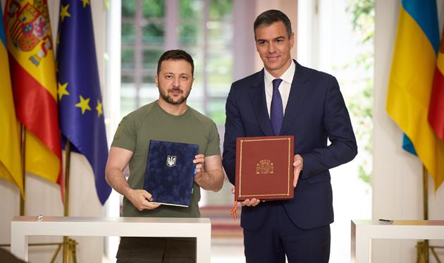 Зеленський та Санчес, фото: УП