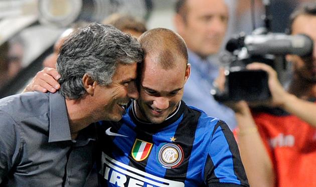 Жозе Моурінью та Веслі Снейдер, Getty Images