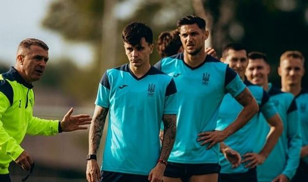 Ребров та гравці збірної, УАФ