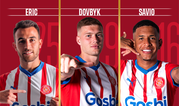 Ерік Гарсія, Артем Довбик та Савіо, ФК Жирона