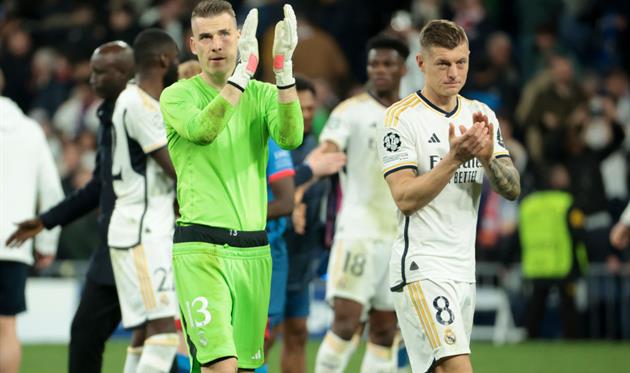 Андрій Лунін та Тоні Кроос, Getty Images