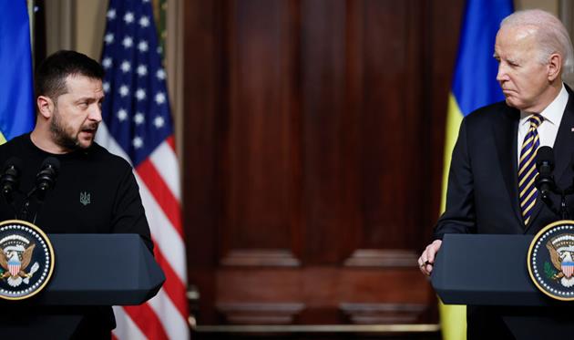 Володимир Зеленський і Джо Байден, Getty Images
