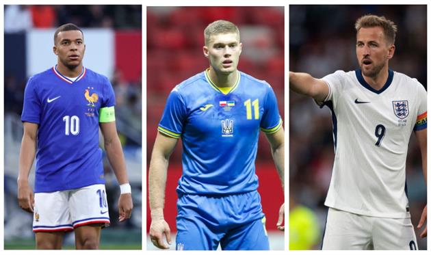 Мбаппе - Довбик - Кейн, getty images