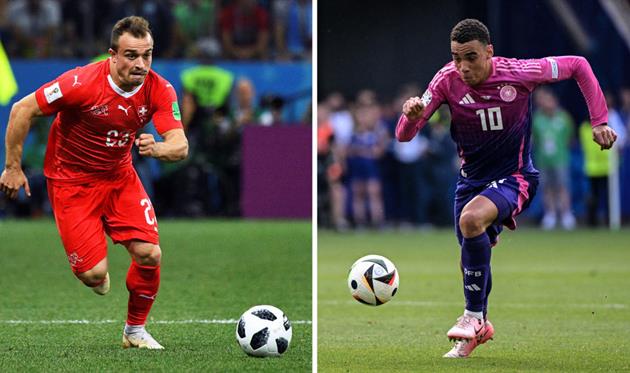 Джердан Шакірі та Джамал Мусіала, Getty Images