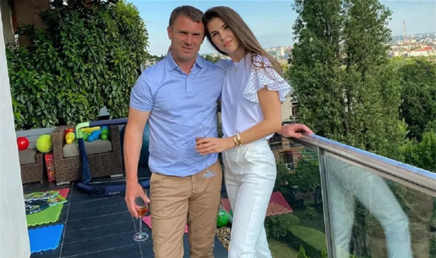 Сергій Ребров із дружиною Фото: Instagram