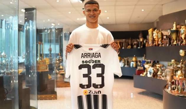 Кервін Арріага, ФК Партизан