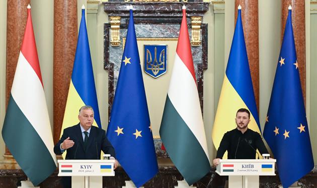 Віктор Орбан та Володимир Зеленський, Getty Images