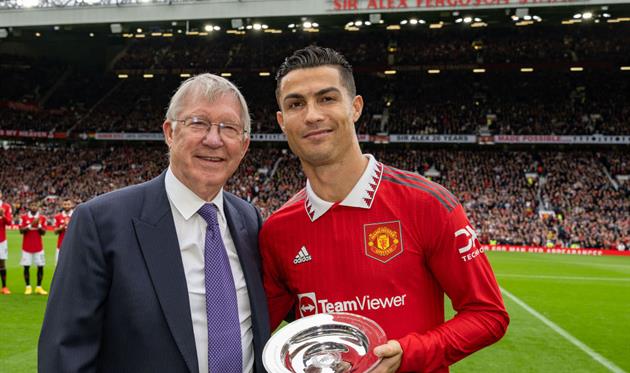 Алекс Фергюсон та Кріштіану Роналду, gettyimages
