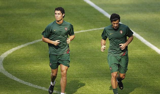 Роналду та Фігу, getty images