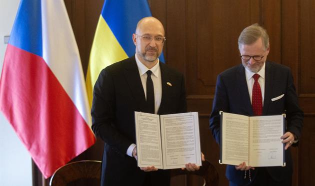 Прем'єр-міністри України та Чехії, Getty Images