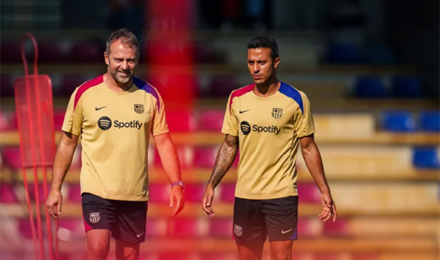 Флік та Тьяго, фото - Барселона