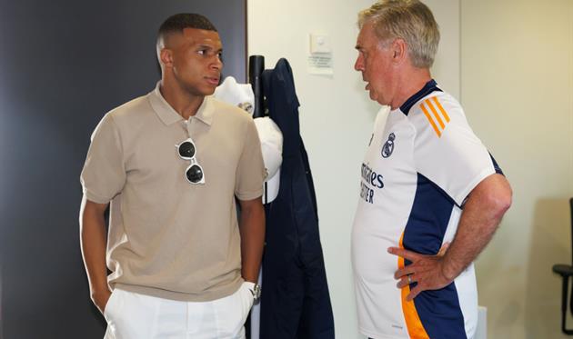 Мбаппе та Анчелотті, getty images