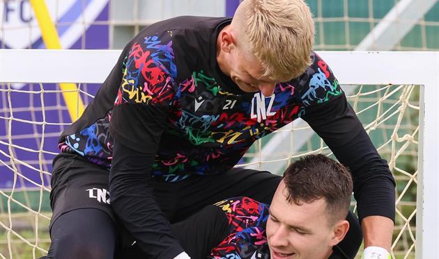 Щасливі воротарі ЛНЗ / ФОТО: ФК ЛНЗ