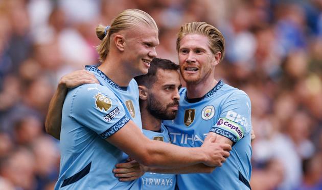 Голанд, Сілва та де Брюйне, Getty Images