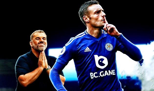 Анже Постекоглу та Джеймі Варді, коллаж: B/R Football