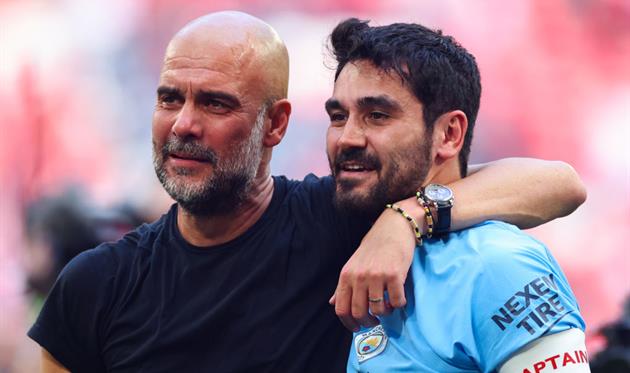 Хосеп Гвардіола та Ілкай Гюндоган, Getty Images