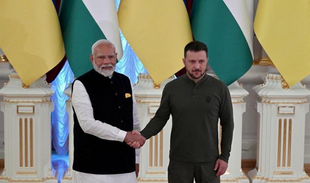 Нарендра Моді та Володимир Зеленський, Getty Images