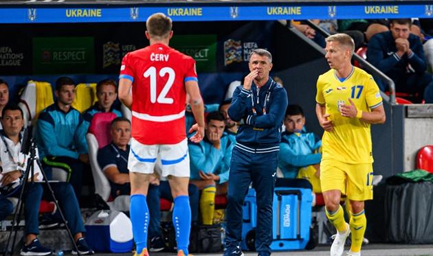 Сергій Ребров (по центру), УАФ