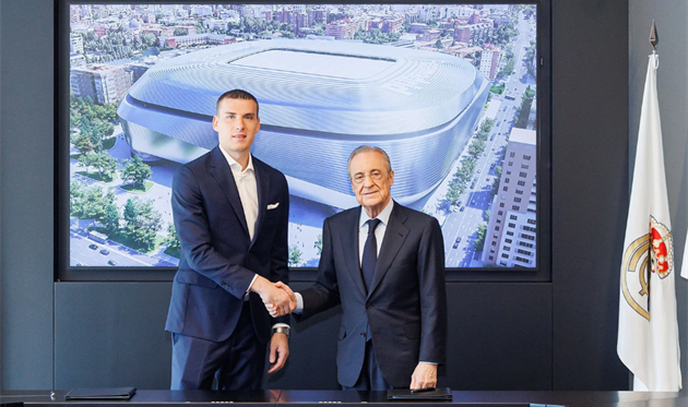 Андрій Лунін та Флорентіно Перес, Реал Мадрид