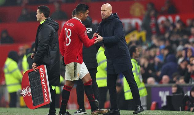 Каземіро та Тен Гаг, getty images