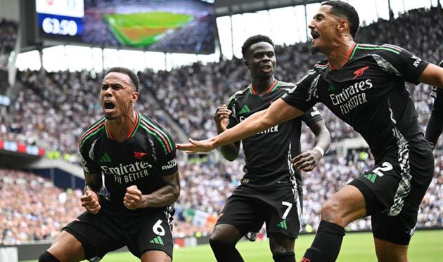 Радощі гравців Арсеналу, getty images