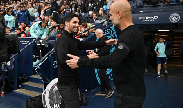 Артета та Пеп, getty images