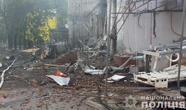 Наслідки удару рф по Сумах, Національна поліція