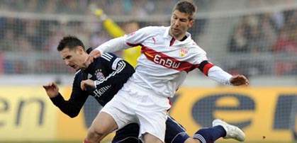 Хицльшпергер против Клозе, kicker.de