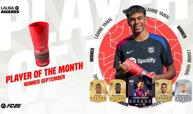 Ламін Ямал, фото Ла Ліга