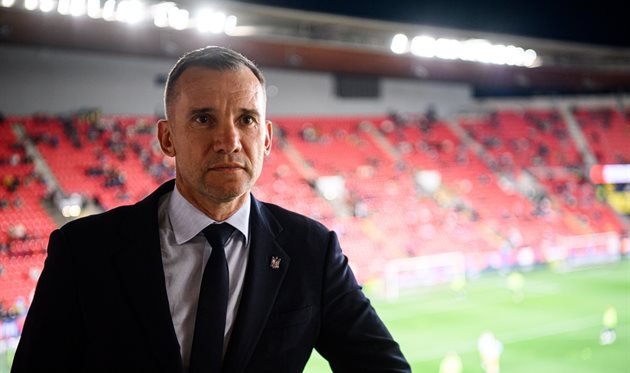 Андрій Шевченко, фото УАФ